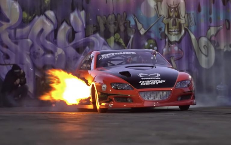 Mazda RX-8 drag racer Boosted