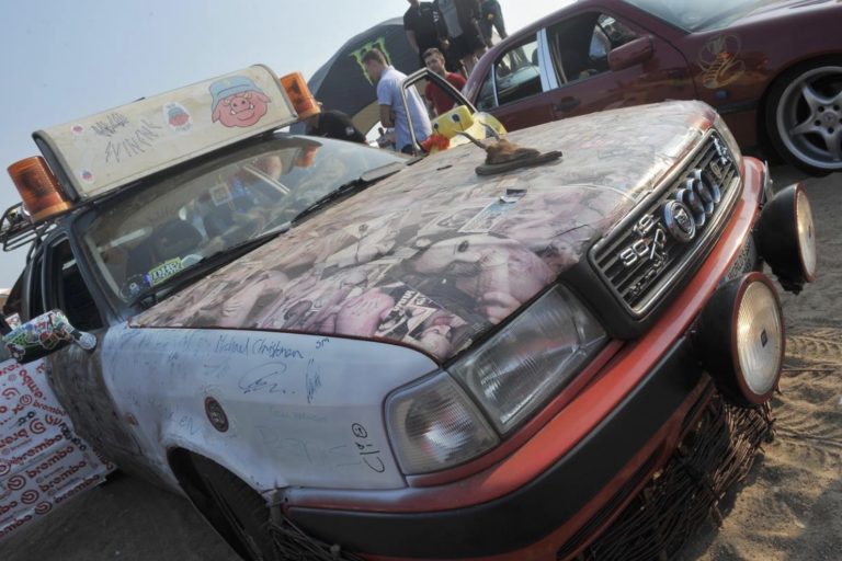 Danmarks grimmeste bil 2019 til DHB på Padborg Park