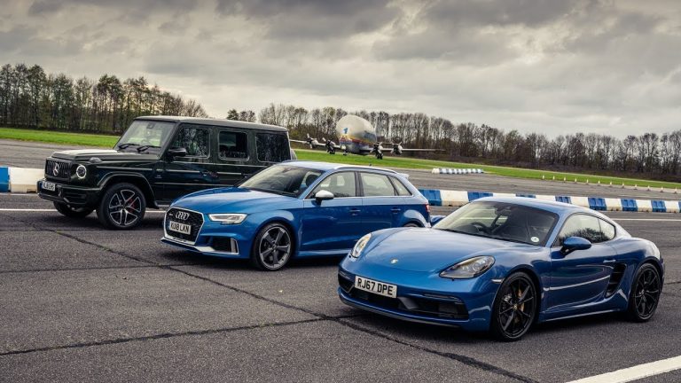 Mercedes-AMG G63 tager røven på Porsche Cayman og Audi RS3