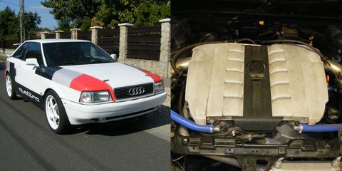 Denne Audi S2 med 6-liters W12 kan blive din