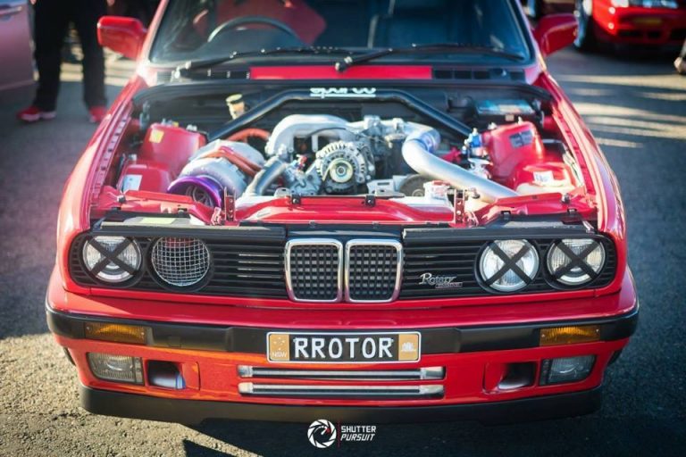 BMW E30 gemmer på wankelmotor med 550 hk