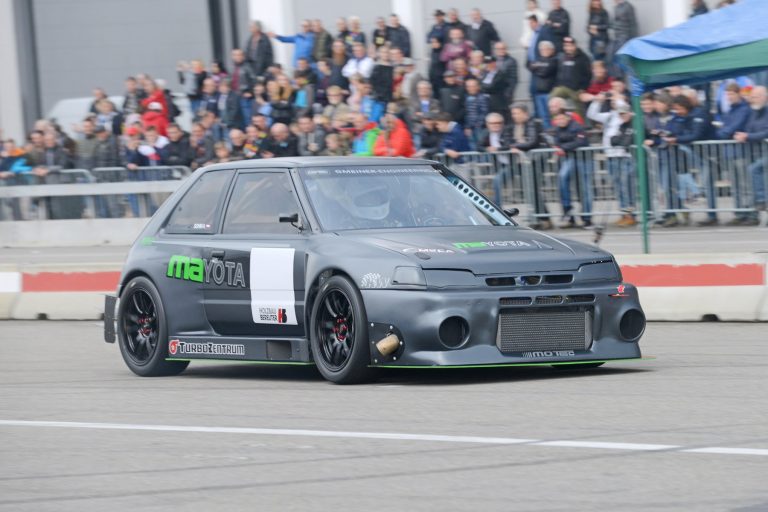 Halv 323 GTR, halv Celica GT-Four – Mayota har 410 hk