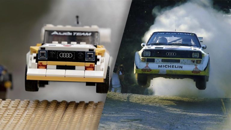 Gut genskaber legendariske rally-øjeblikke med LEGO