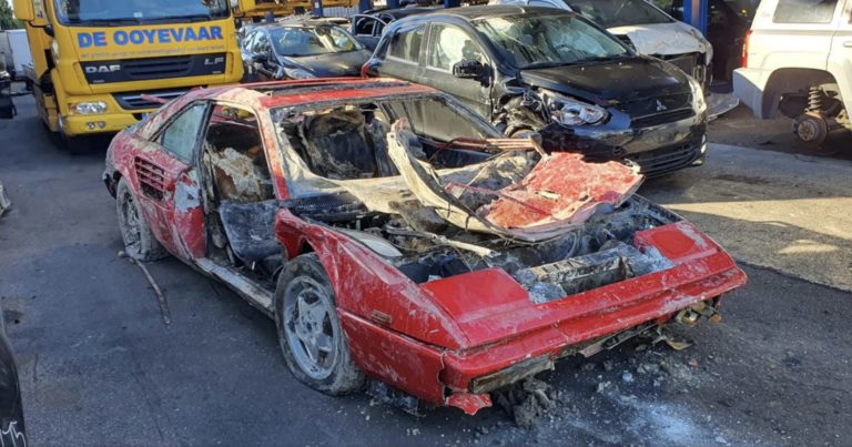 VILDT! Stjålet Ferrari trukket op ad flod efter 33 år
