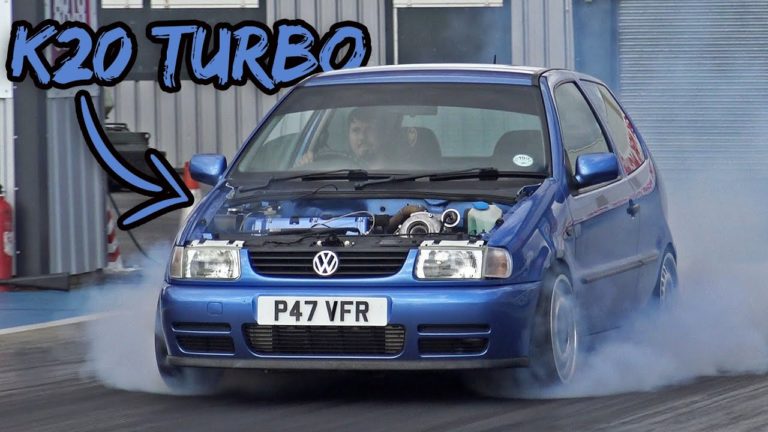 Craigs VW Polo har Honda-motor OG turbo!