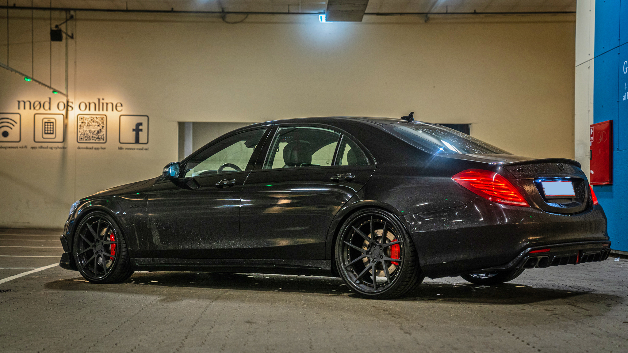 S63 med alufælge fra Wheel-parts.dk