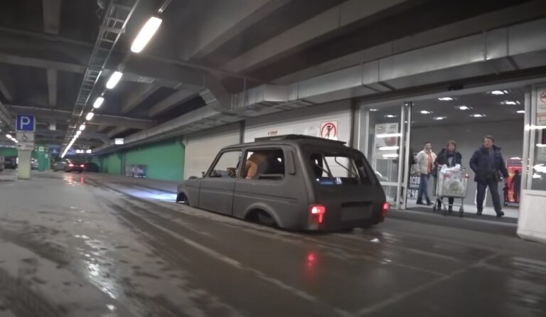 Lada Niva med luftundervogn