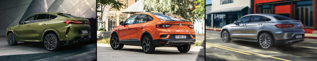 Renault Arkana sammenligning med BMW og Mercedes