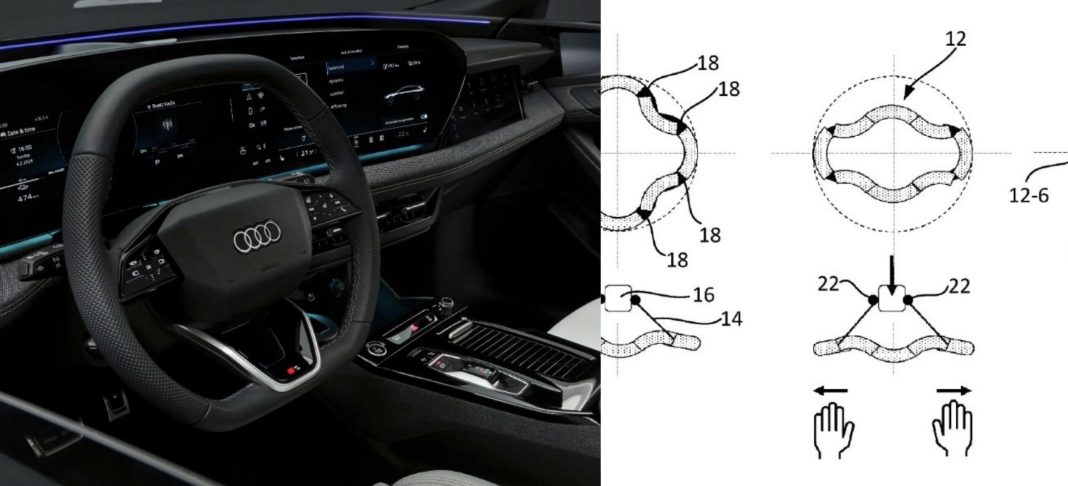 Audi vil udstyre biler med rat der skifter form