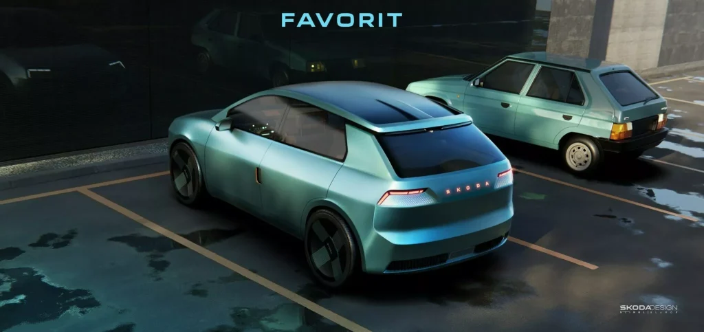 Skoda Favorit er tilbage - genopstår efter 31 år Skoda Favorit er tilbage - genopstår efter 31 år