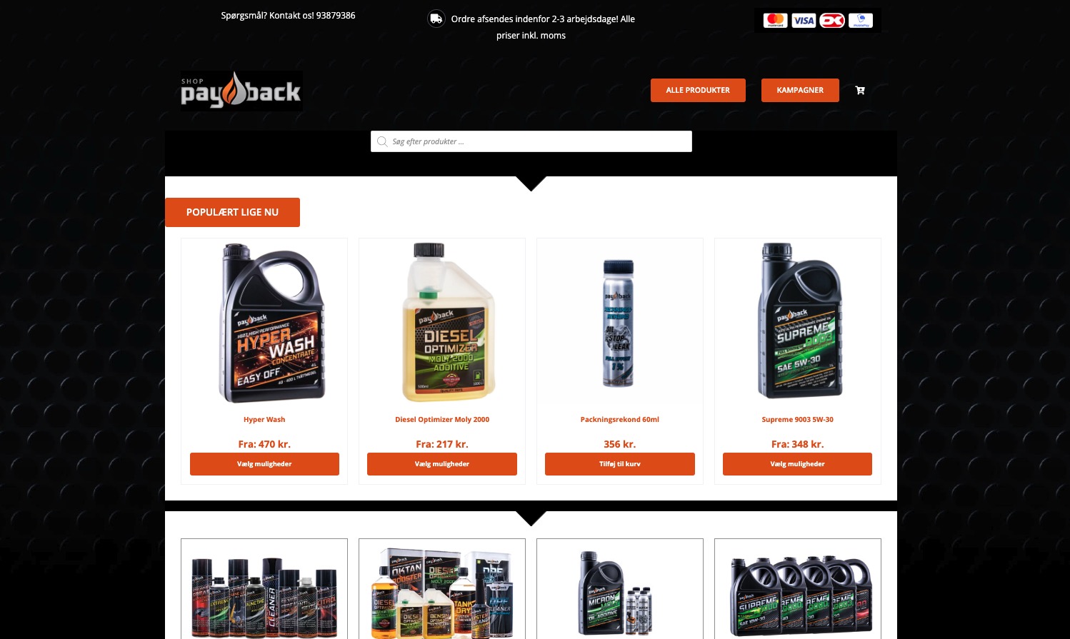 PayBack lancerer ny webshop: Bestil smøremidler direkte fra sofaen PayBack lancerer ny webshop: Bestil smøremidler direkte fra sofaen